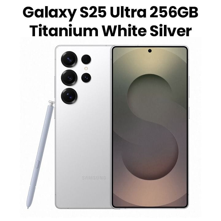 Buy Samsung Galaxy S25 Ultra Smartphone 256GB – Titanium White