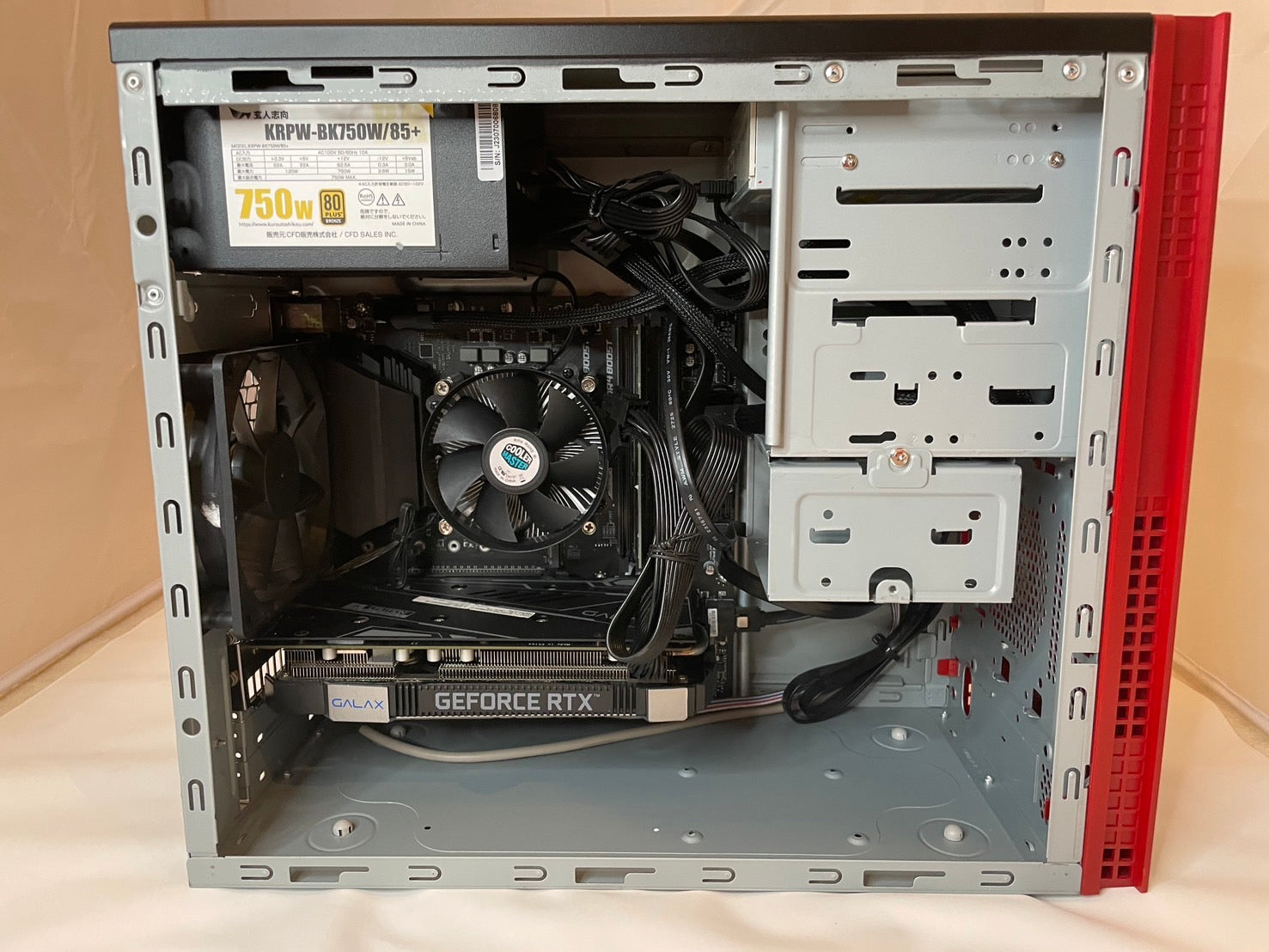 自作ゲーミングPC/Core i7-9700/16GB/RTX2070 自作ゲーミングPC/Core