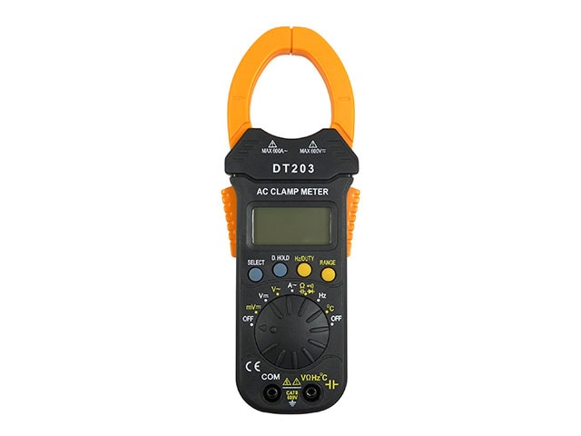 デジタルACクランプメーター DT-203: 計測器・センサー・ロガー 秋月