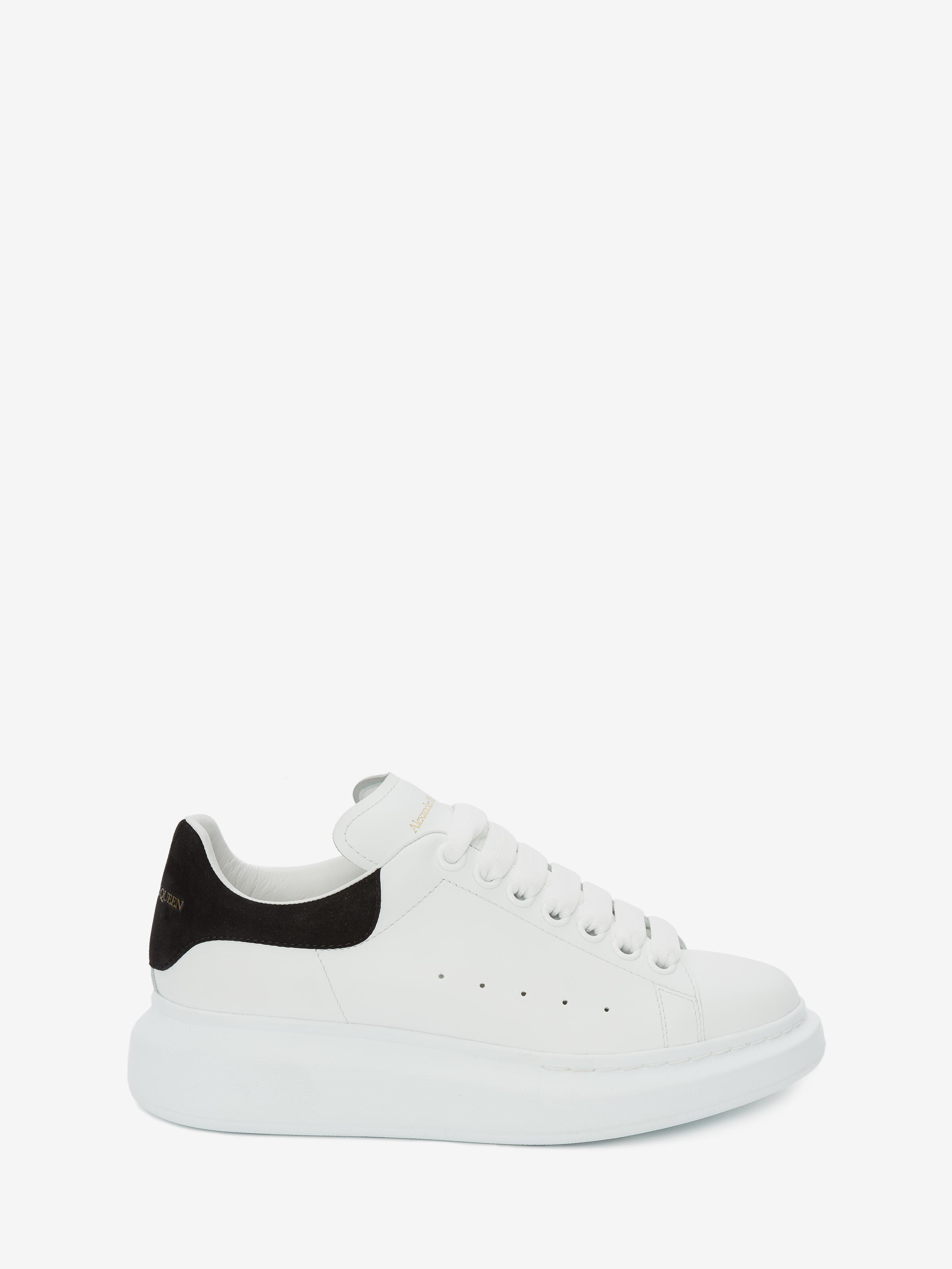 Women's Oversized Sneaker in White/Black | McQueen US