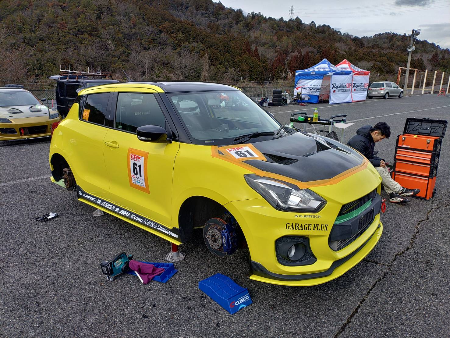 ZC33S スイフトスポーツ GarageFLUX様デモカー セントラルサーキット車