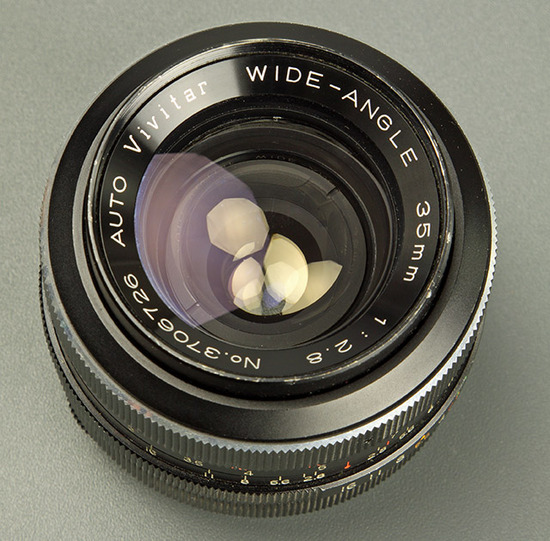 The Vivitar Wide-Angle 35 mm f/ 2.8 (Tokina) Lens. Specs. MTF