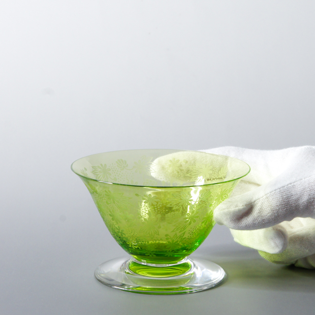 オールドバカラ「エリザベート ELISABETH クープ （グリーン