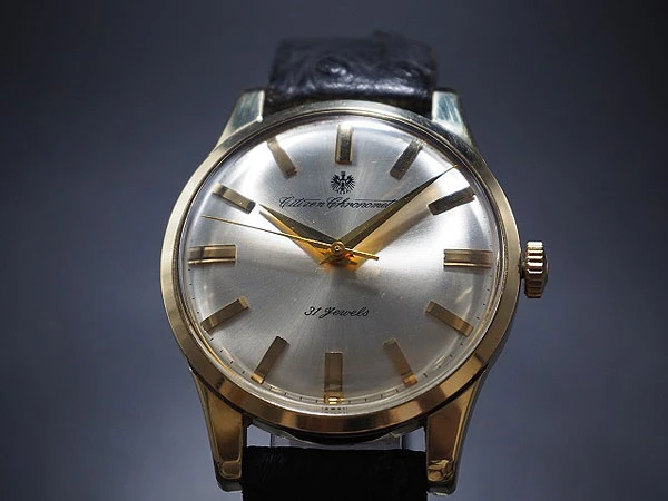 JA-2693| 最高峰 シチズン クロノメーター 31石 鷲メダルリオン