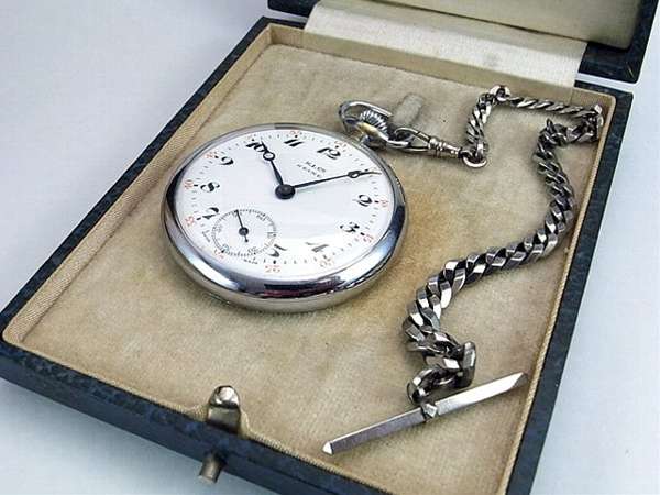 H.I.Co SEINE スイス製 懐中時計 アンティークチェーン付属 | アン