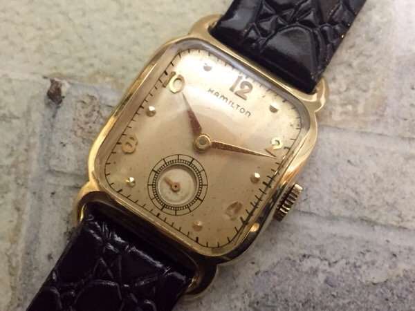 ハミルトン HAMILTON 手巻き式 1940年代製 スモールセコンド付き