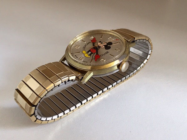 ブラッドレイ BRADLEY 手巻き式 1970年代製 ミッキーマウス