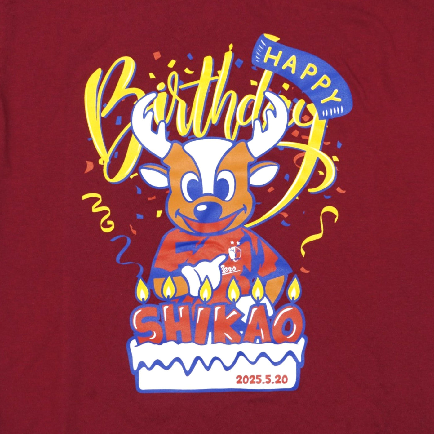 しかお生誕祭Tシャツ（BUR） – 鹿島アントラーズFC - 公式オンラインストア