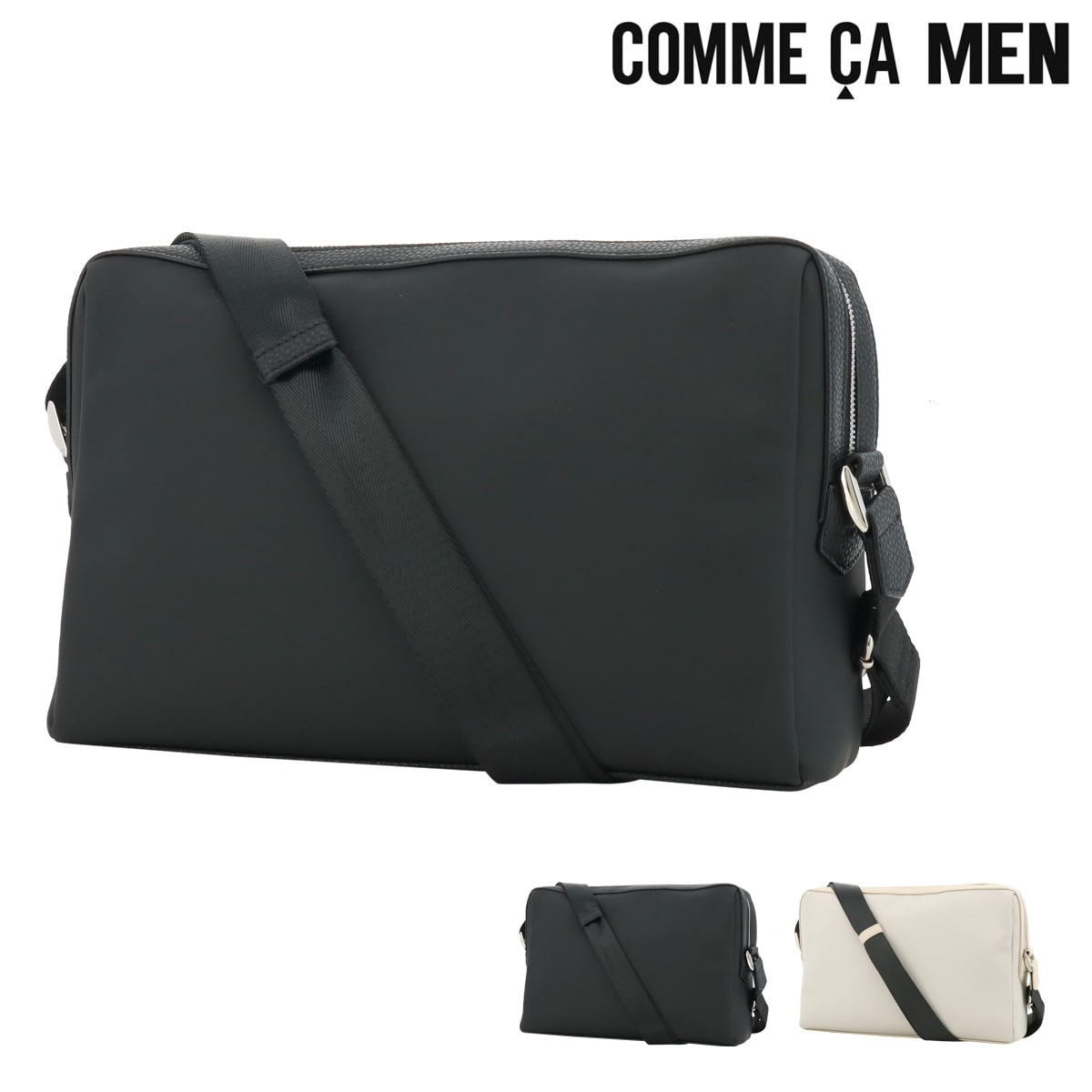 COMME CA MEN コムサメン ショルダーバッグ エスパス 7107 ブラック