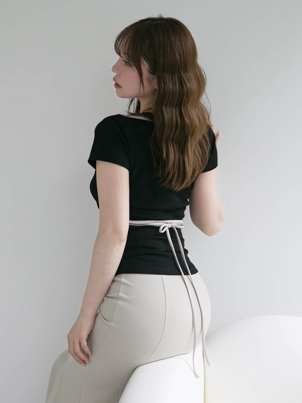 ANDMARY】Collie ribbon tops