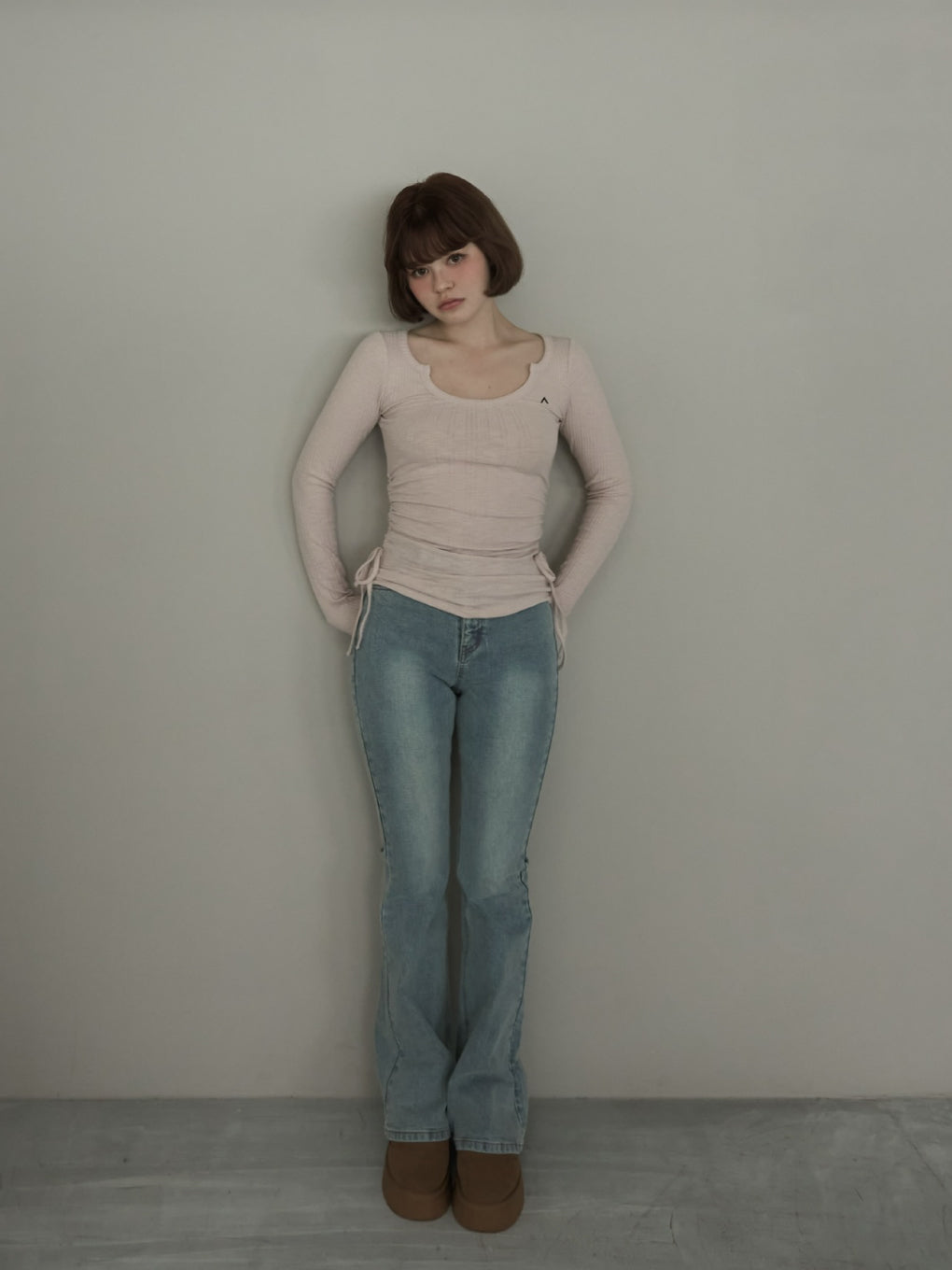 ANDMARY】Navi flare denim