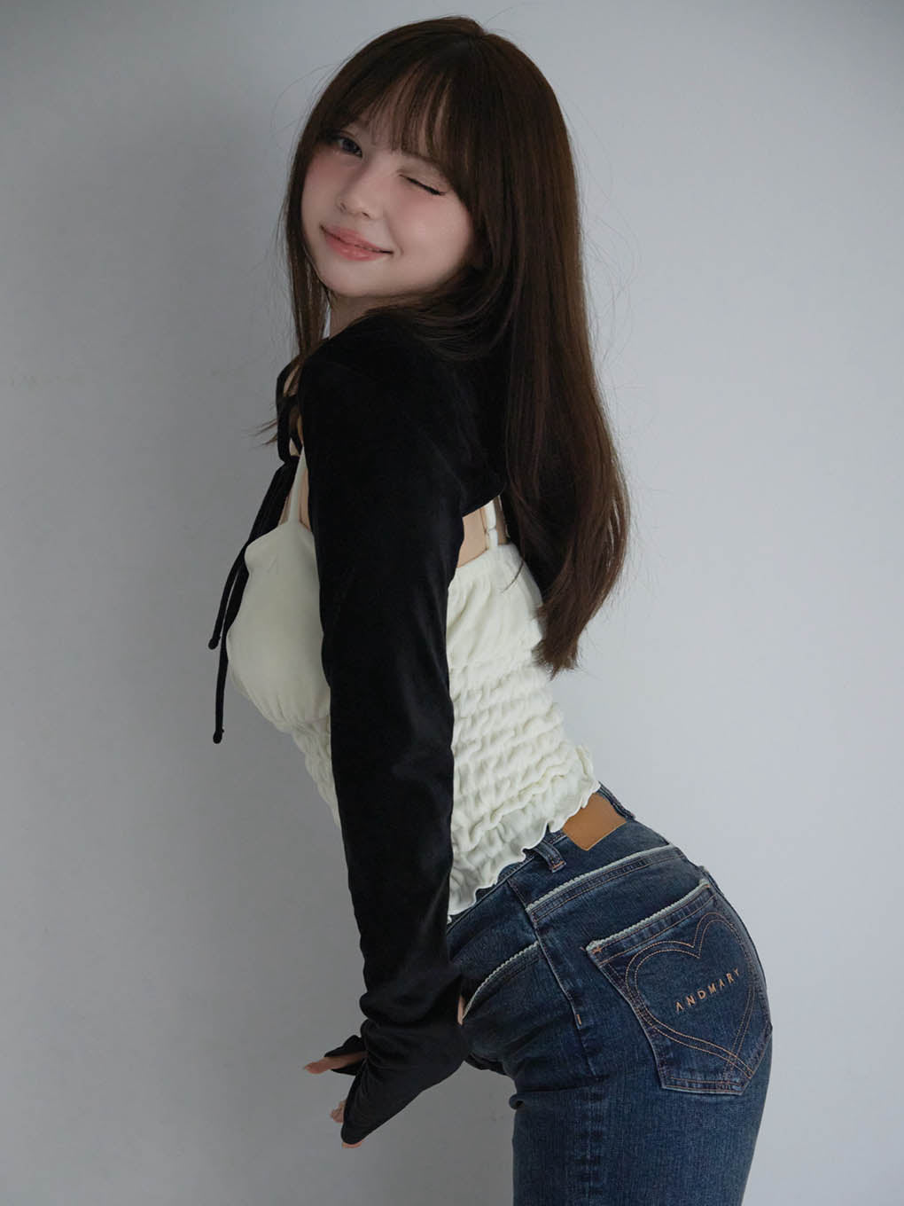 ANDMARY】Mei shirring tops