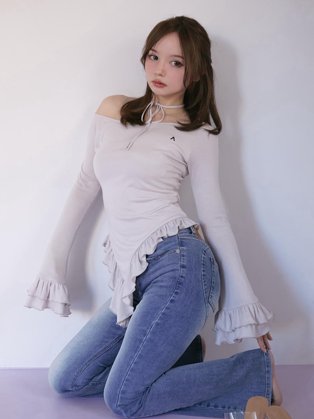 ANDMARY】Lauren frill tops