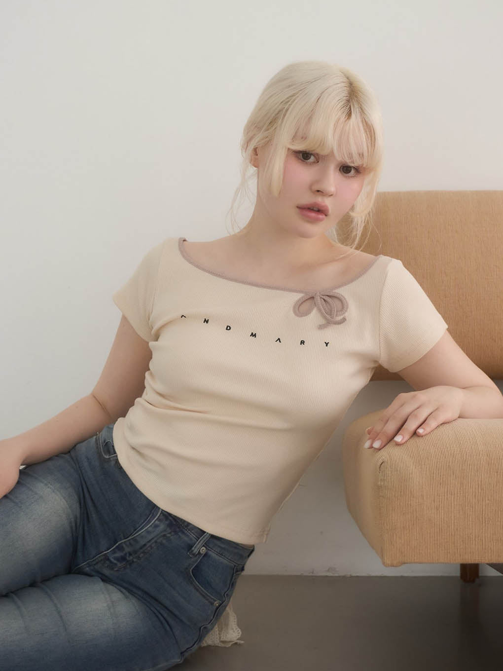 ANDMARY】Baby ribbon tops
