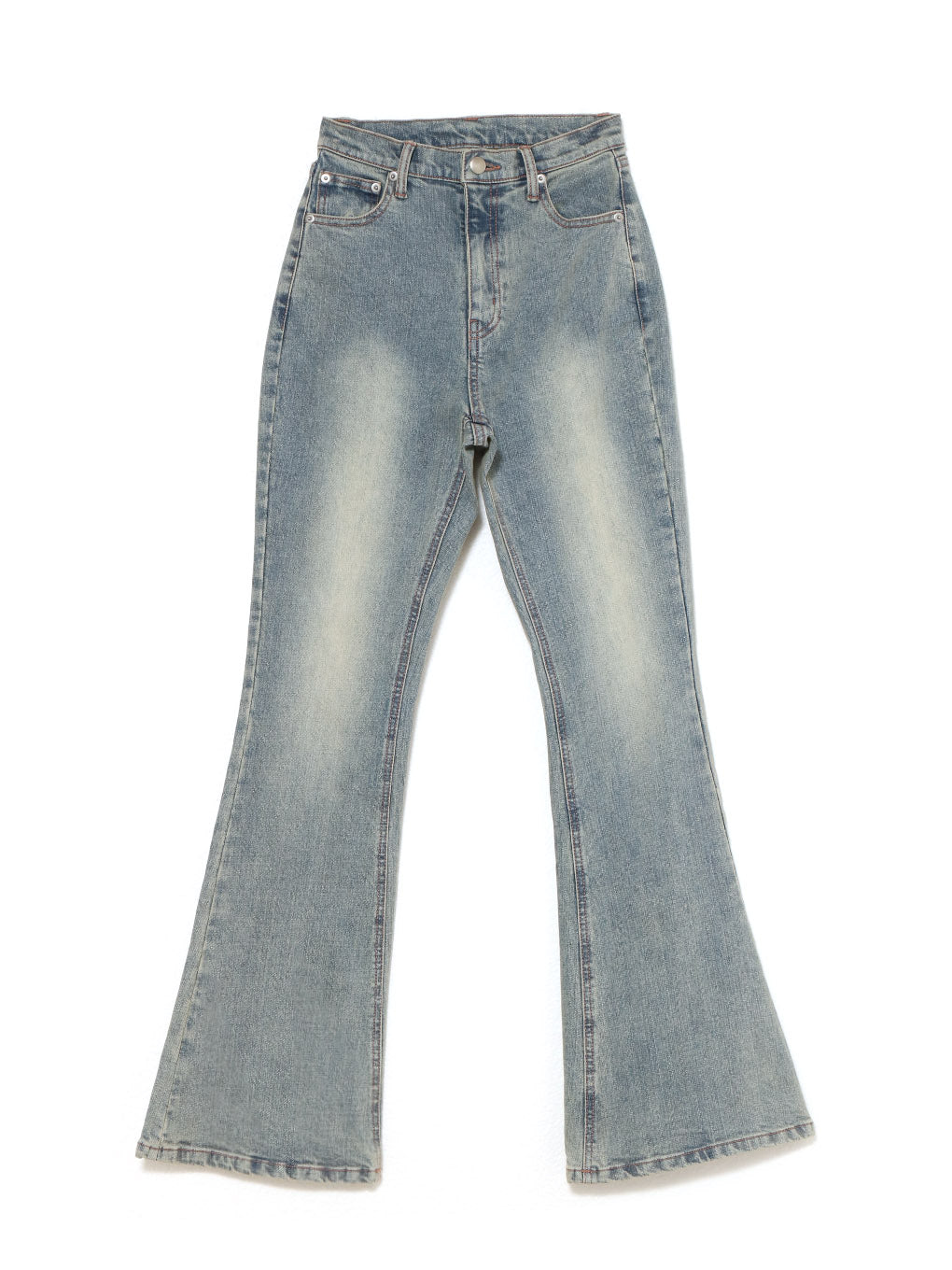 ANDMARY】Mary logo flare denim