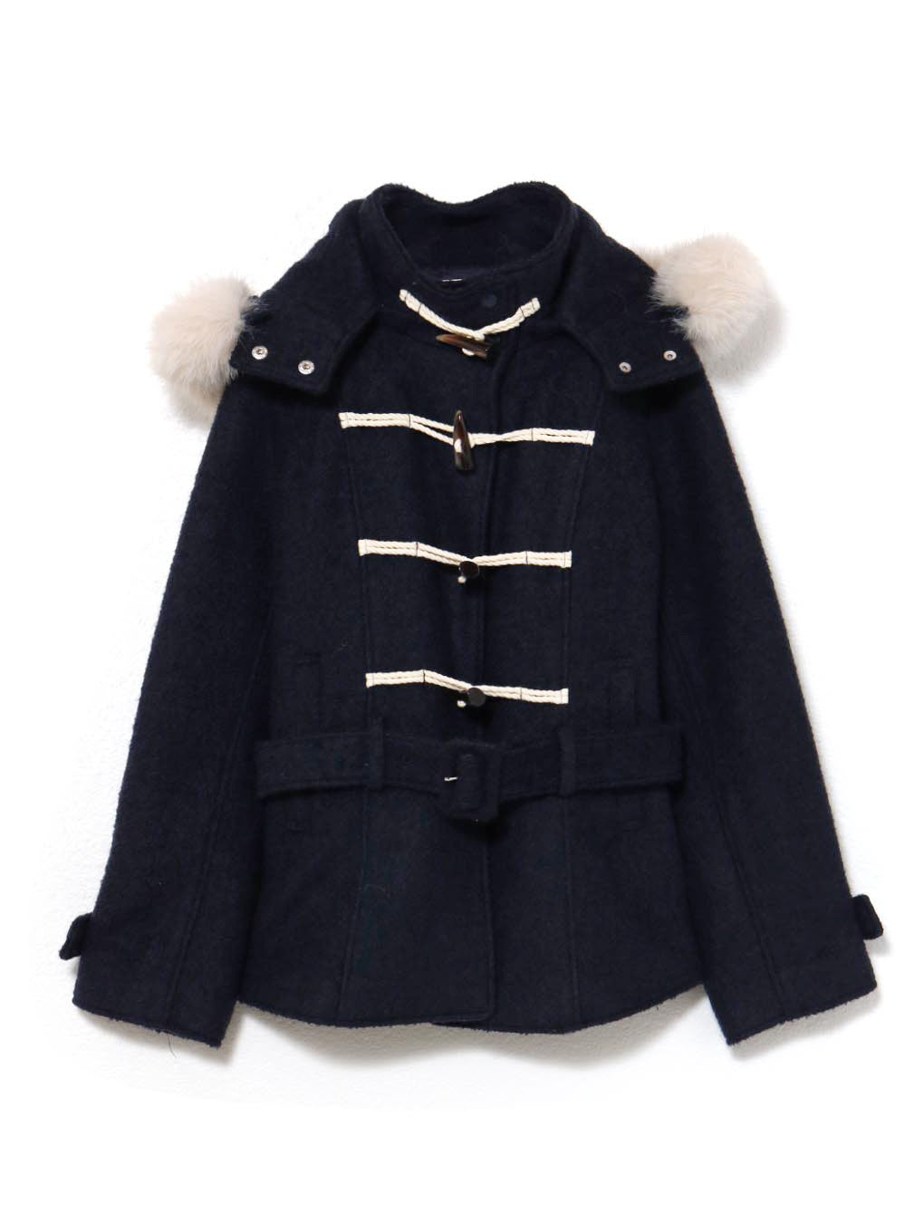 ANDMARY】Nicole fur belt jacket