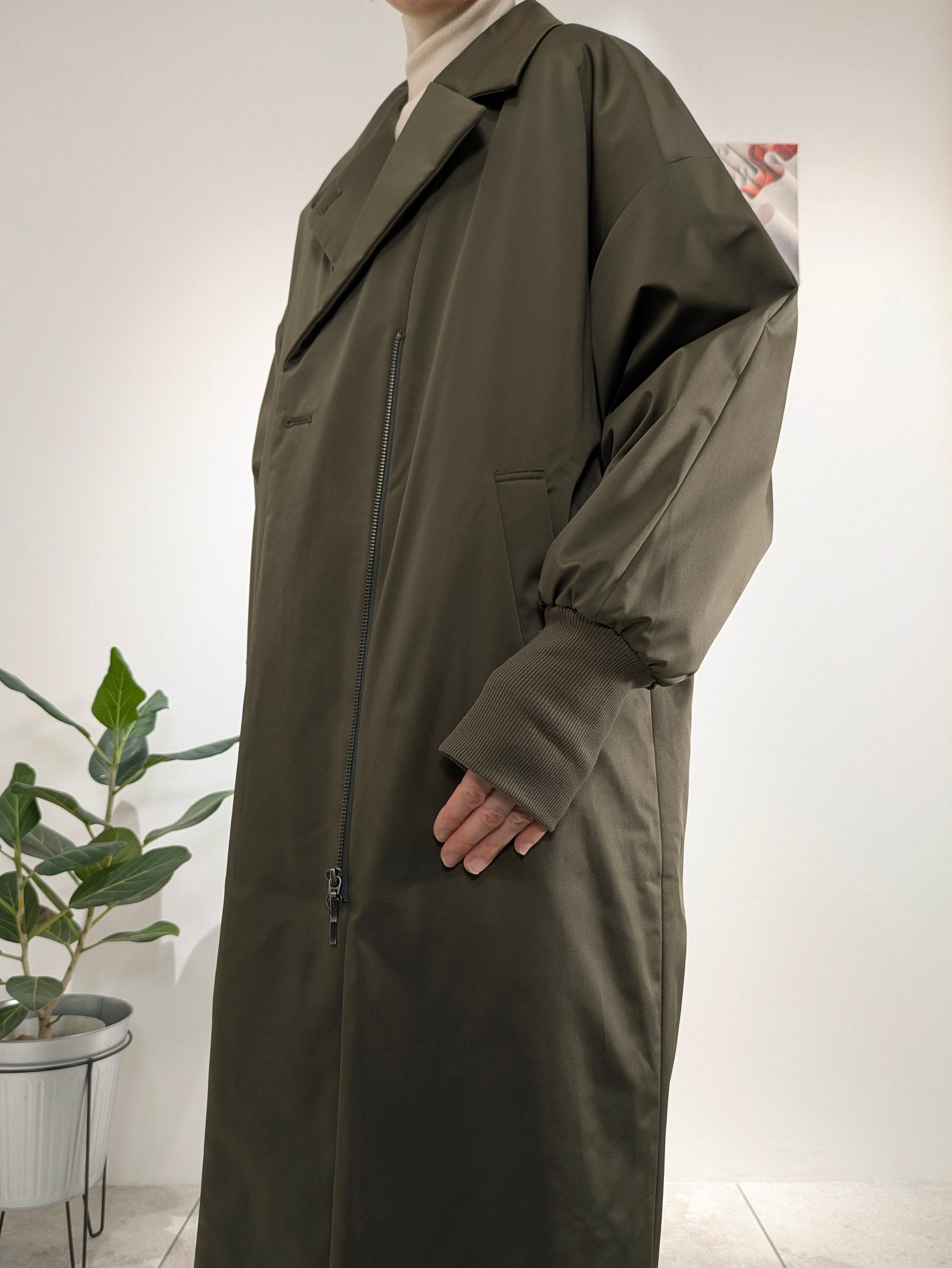 LIMONTA quilted padded long coat – andpavoneshop