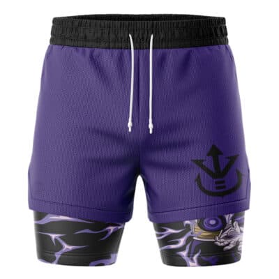 Vegeta Ultra Ego DBZ 2-in-1 Performance Shorts | Anime Ape