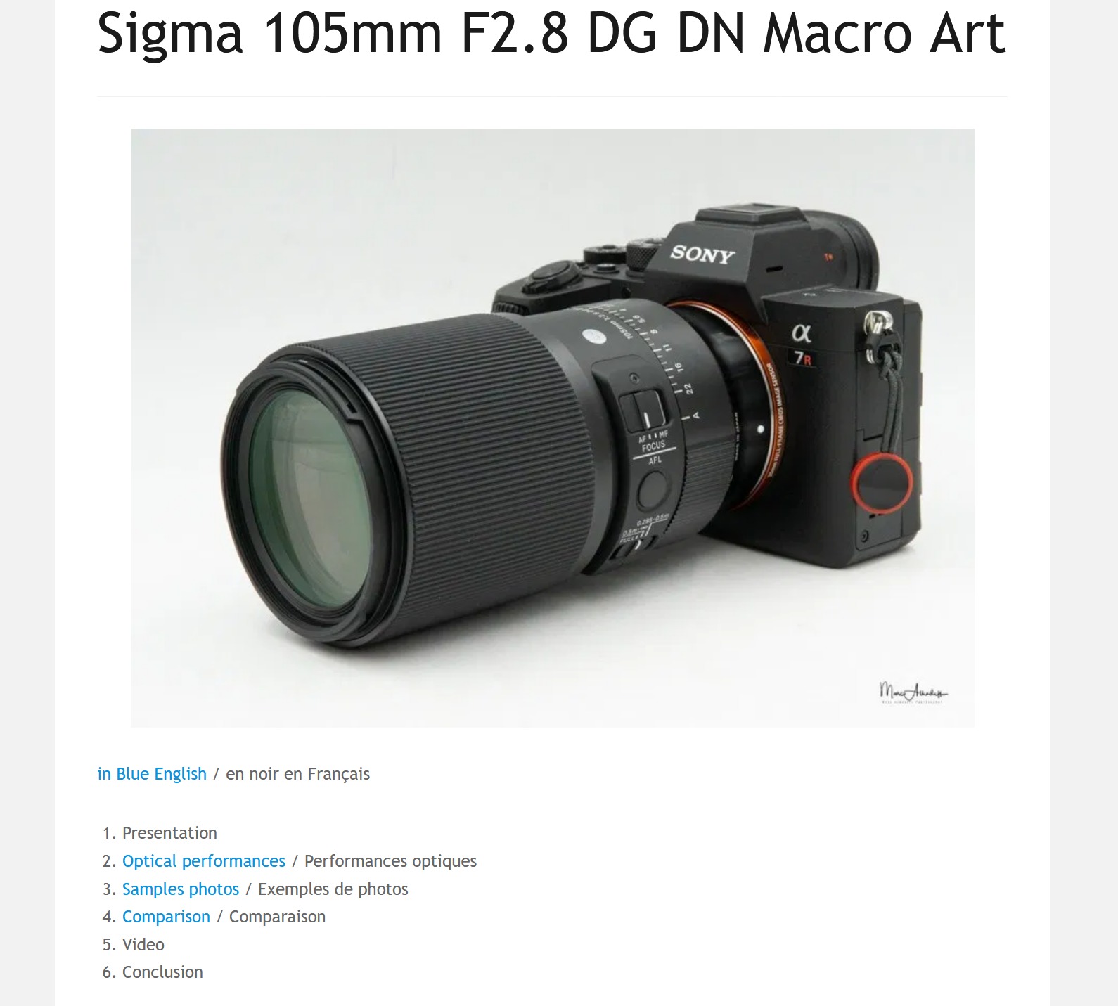 シグマ「105mm F2.8 DG DN MACRO」は純正を上回る最高の光学性能