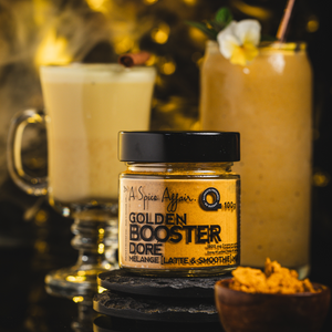 GOLDEN BOOSTER LATTE & SMOOTHIE MIX 100 G (3.5 oz) – A Spice Affair.
