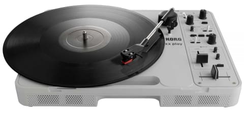 コルグ、持ち運んでDJプレイできるポータブルレコードプレーヤー