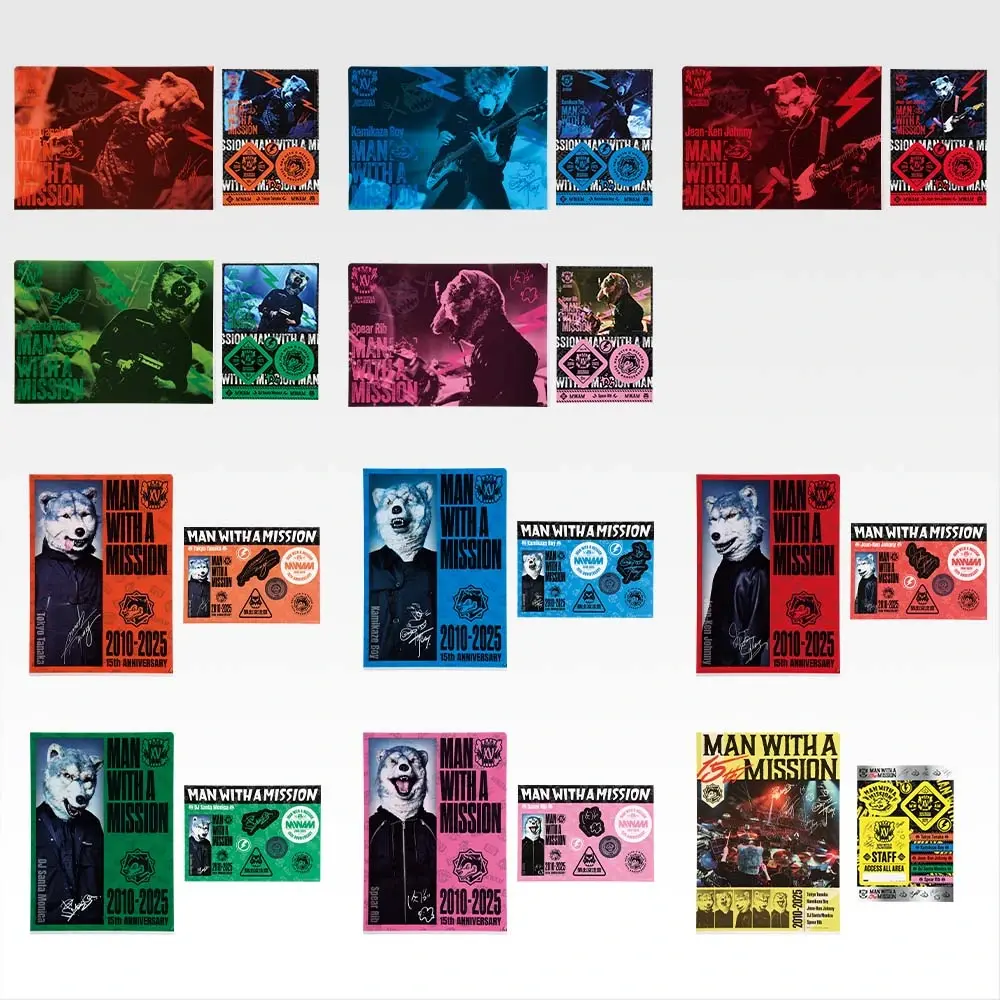 一番くじ MAN WITH A MISSION 15th ANNIVERSARY│株式会社BANDAI
