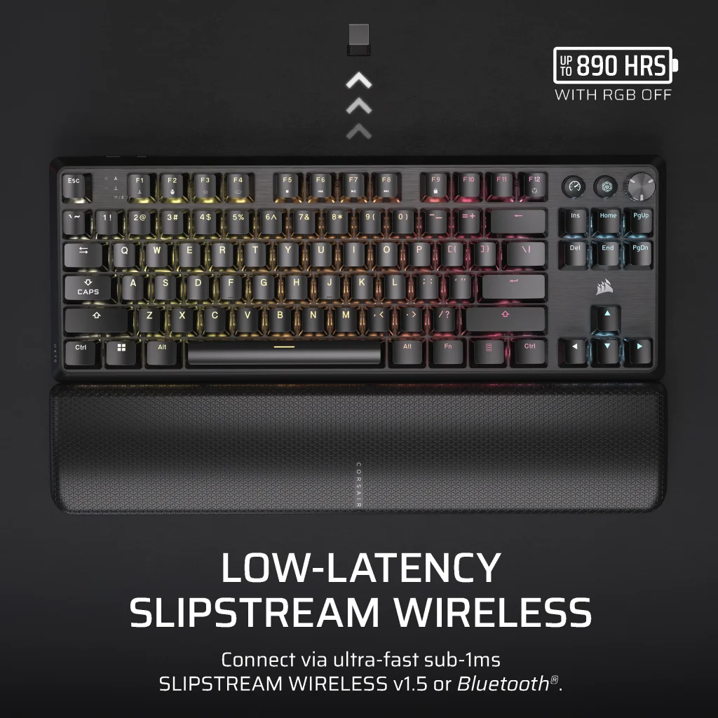 K70 CORE TKL WIRELESS RGB メカニカルゲーミングキーボード