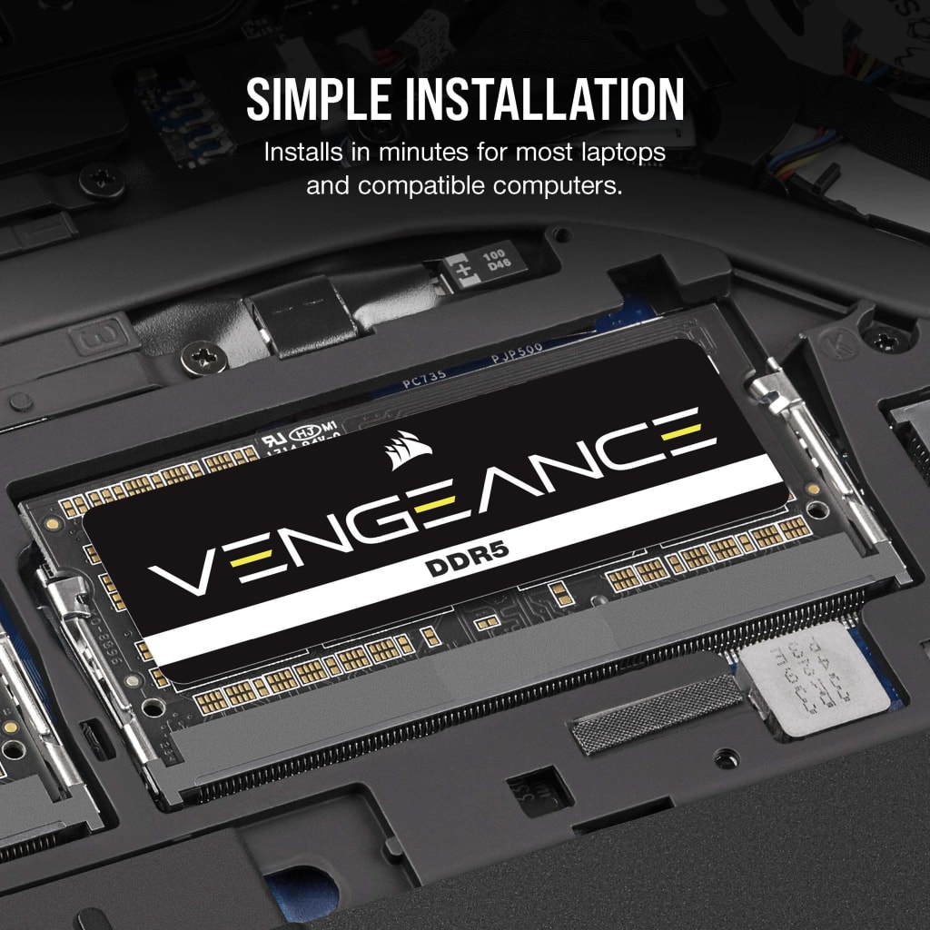 VENGEANCE DDR5 SODIMM 32GB (1x32GB) DDR5 5600MT/s CL48