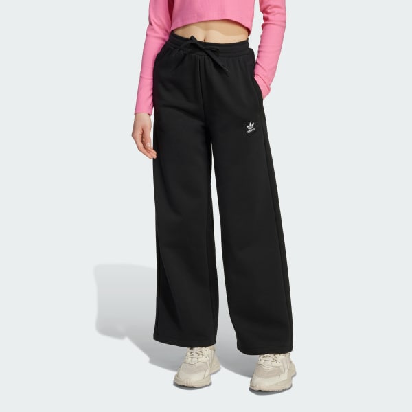 adidas Wide Leg Pants - Black | Free Shipping with adiClub