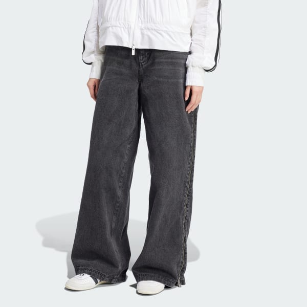 アディダス Adilenium シーズン 3 ジップ ウォッシュド デニムパンツ