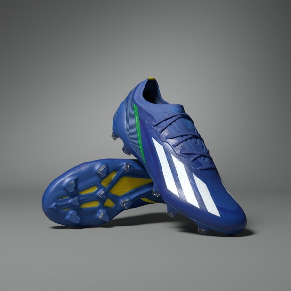 adidas X Crazyfast.1 Brazil Firm Ground Soccer Cleats - Blue