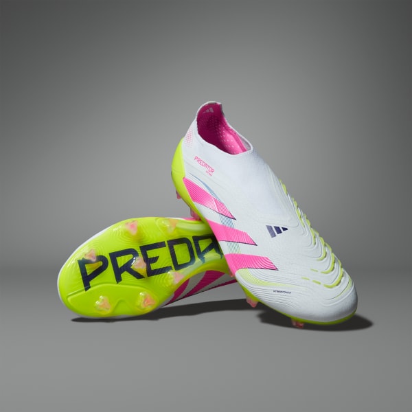 adidas Predator Elite Firm Ground Cleats - White | Free Shipping