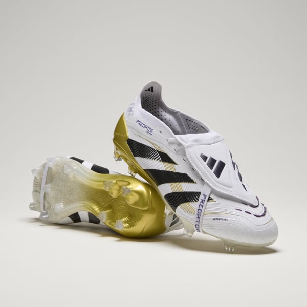 adidas Predator Elite Fold-Over Tongue Firm Ground Cleats - White
