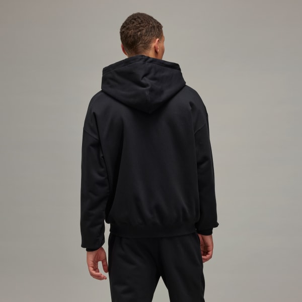 adidas Y-3 Logo Zip Hoodie - Black | Free Shipping with adiClub