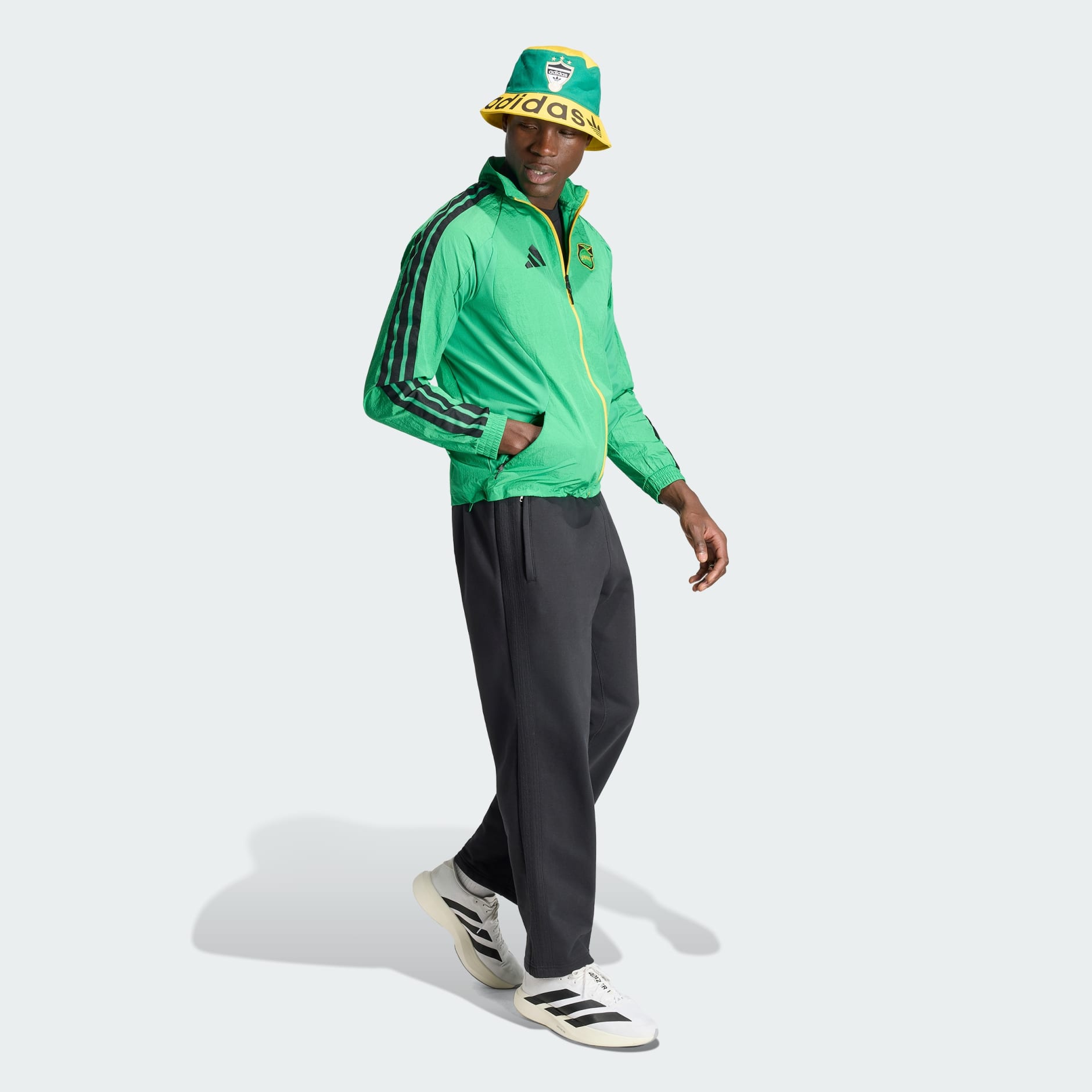 adidas Jamaica x Bob Marley Home Anthem Jacket - Green | adidas UAE