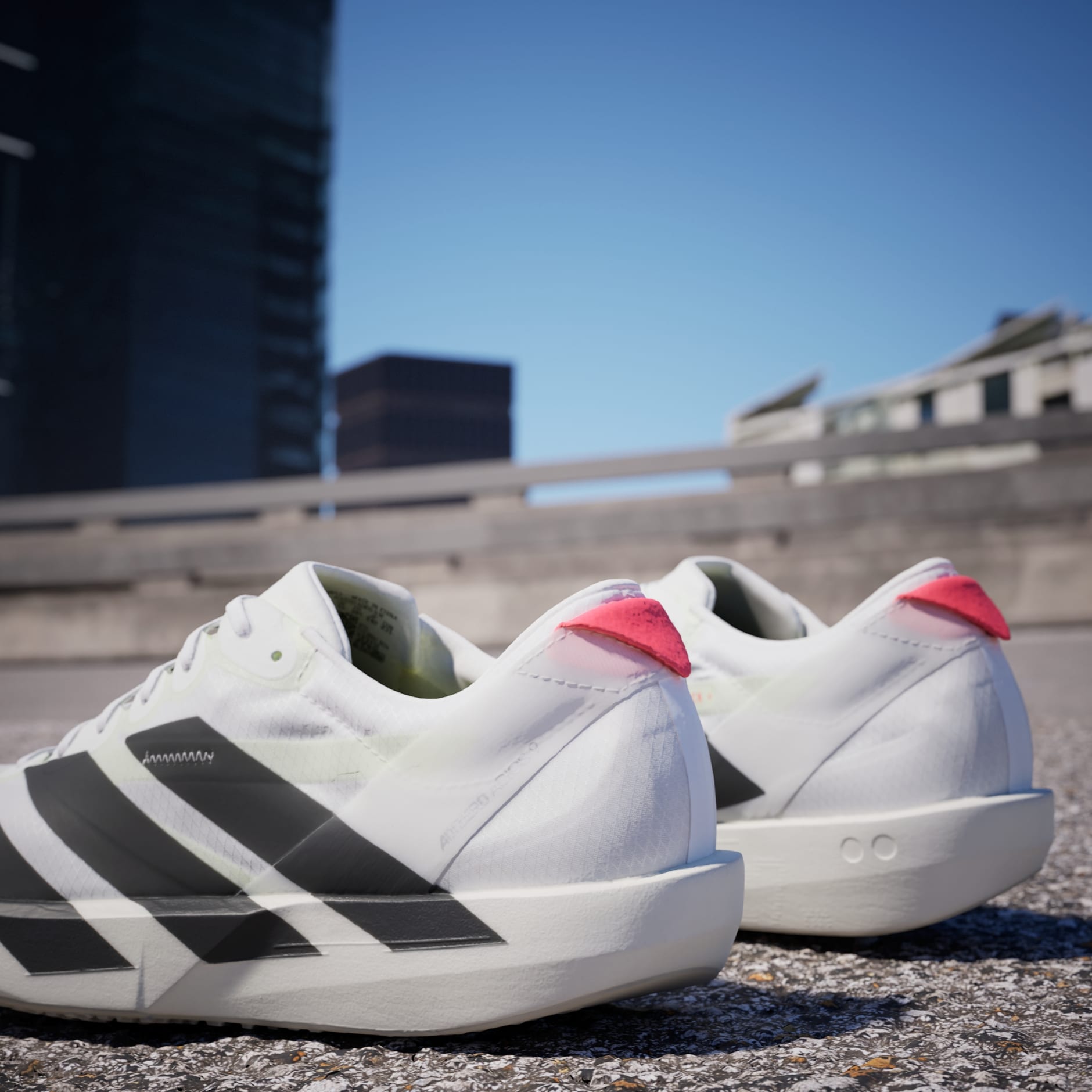 SHOES - Adizero Adios 9 Running Shoes - White | adidas Oman