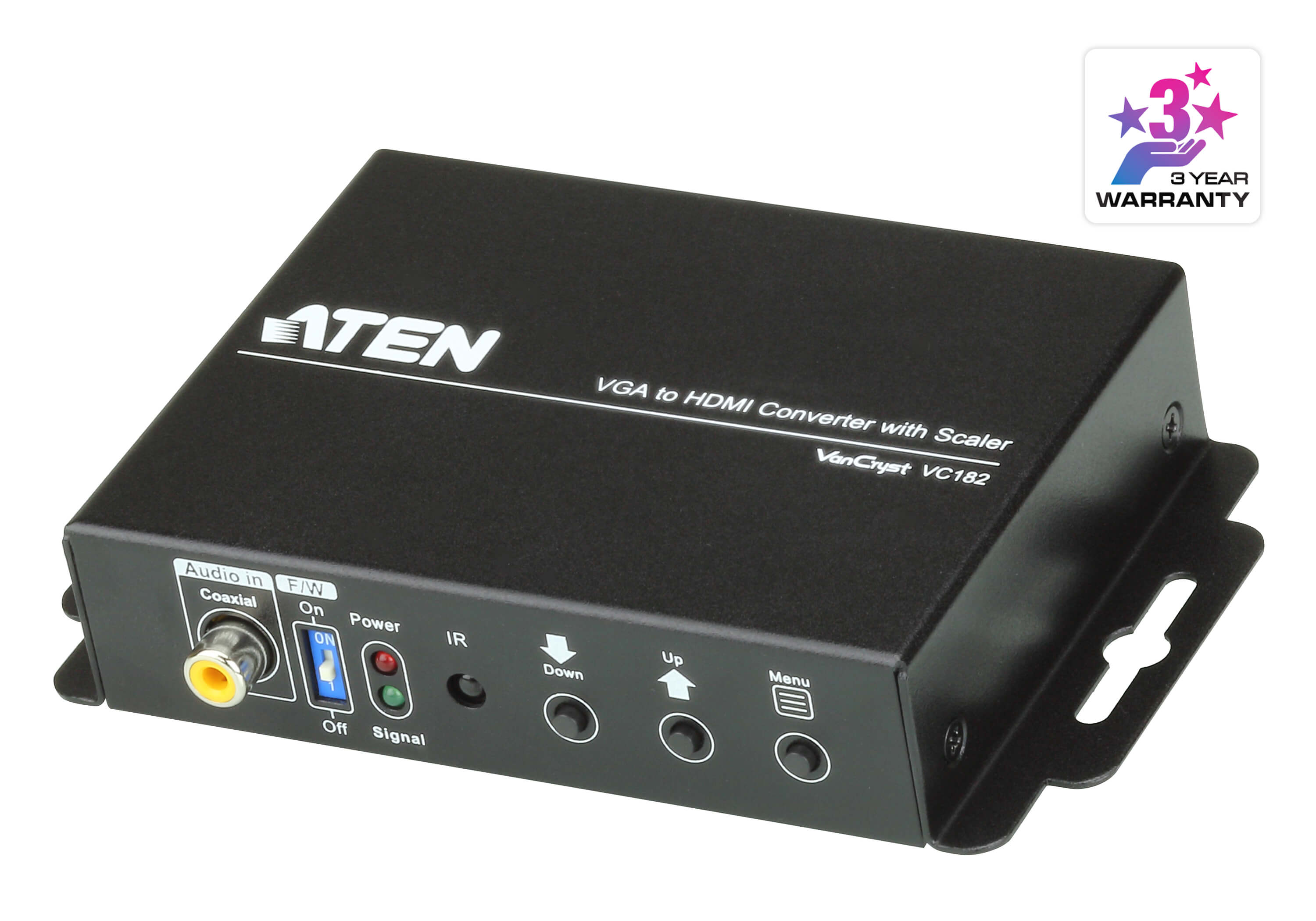 オーディオ・VGA → HDMIコンバーター（スケーラー搭載） - VC182