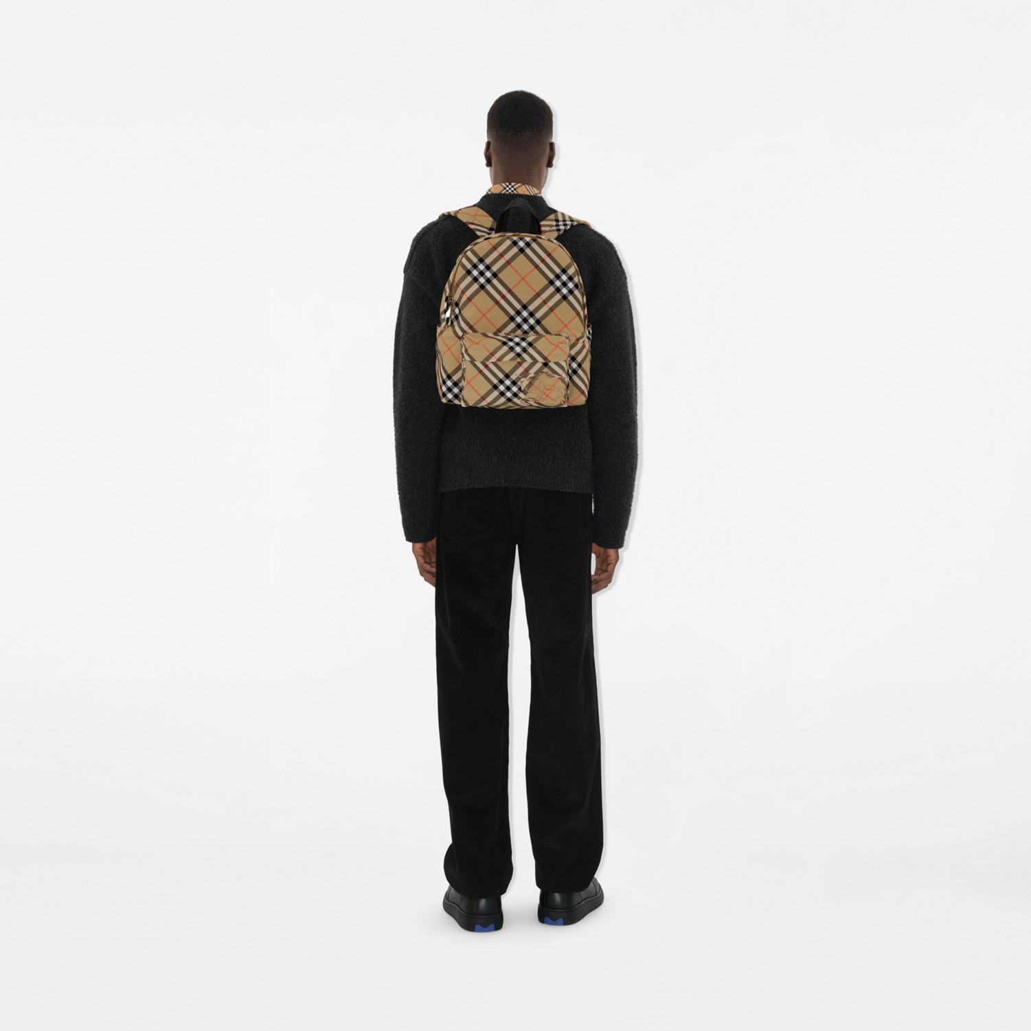 スモール スチェック バックパック (サンド) - メンズ | Burberry®公式