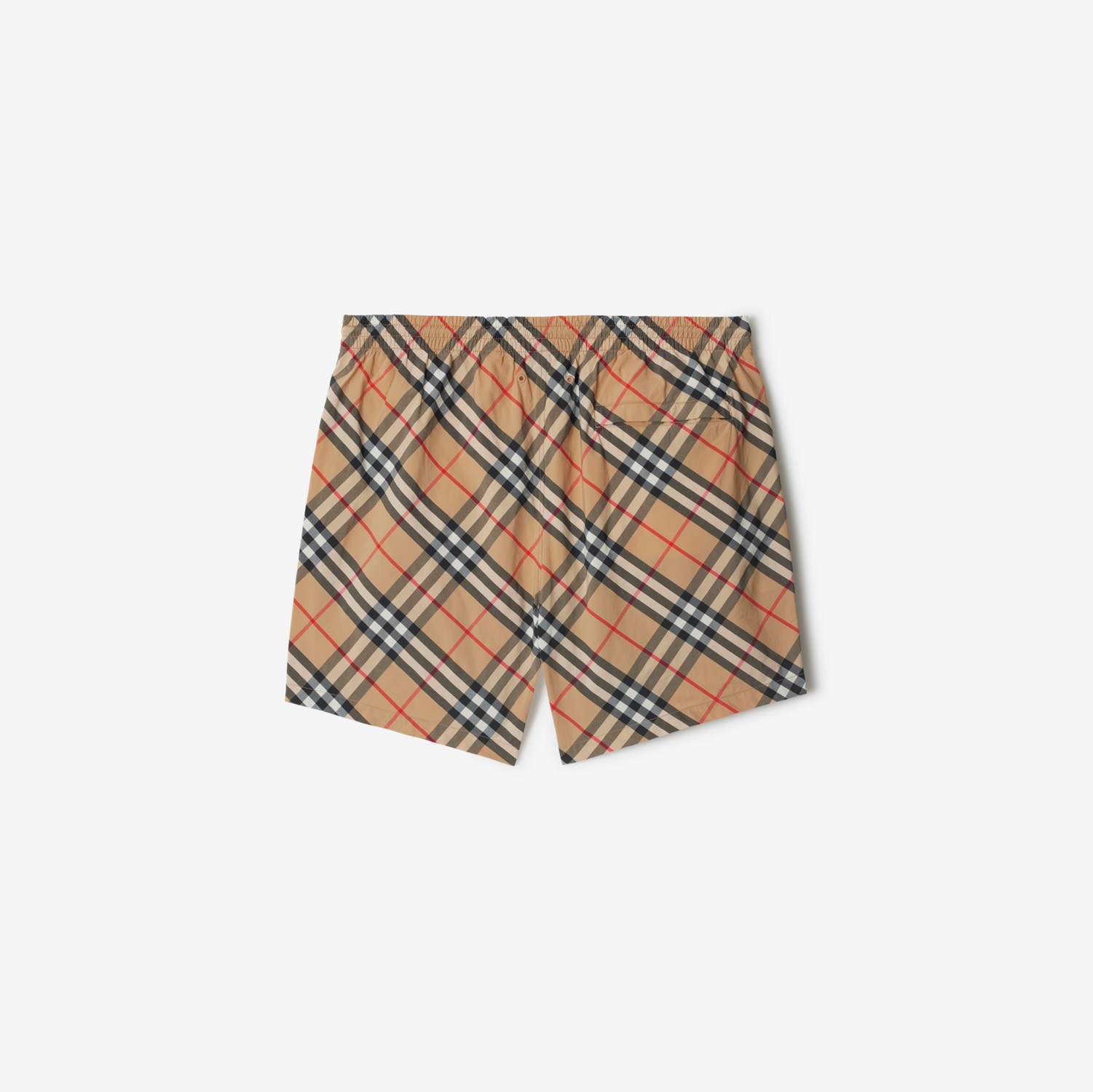 チェック スイムショーツ (サンド) - メンズ, ナイロン | Burberry