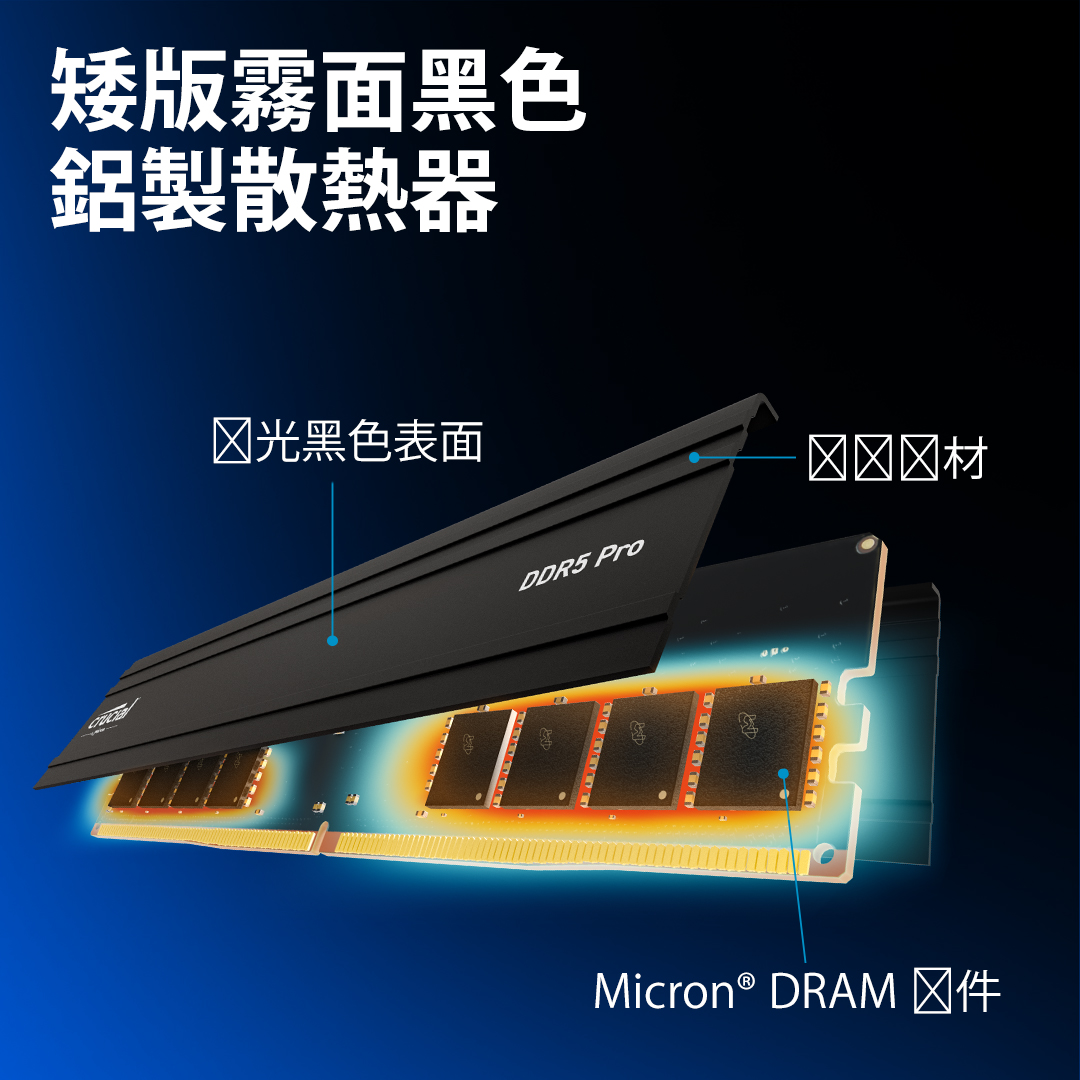 Crucial Pro 64GB Kit (32GBx2) DDR5-5600 UDIMM | CP2K32G56C46U5