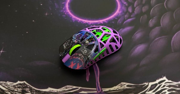 マウス・トラックボール Wraith Cosmic Glass V2 Evil edition マウス