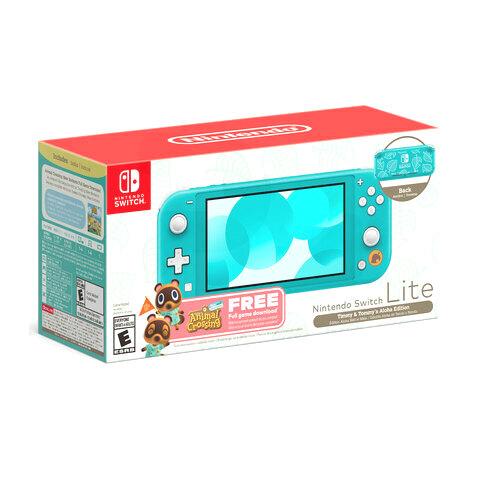 Nintendo Consola Nintendo Switch Lite Turquoise + Animal Crossing