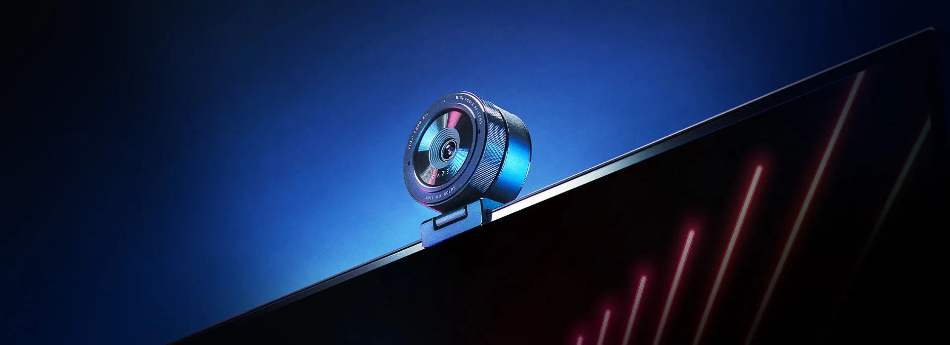 1080p Streaming Webcam with Adaptive Light Sensor - RAZER KIYO PRO