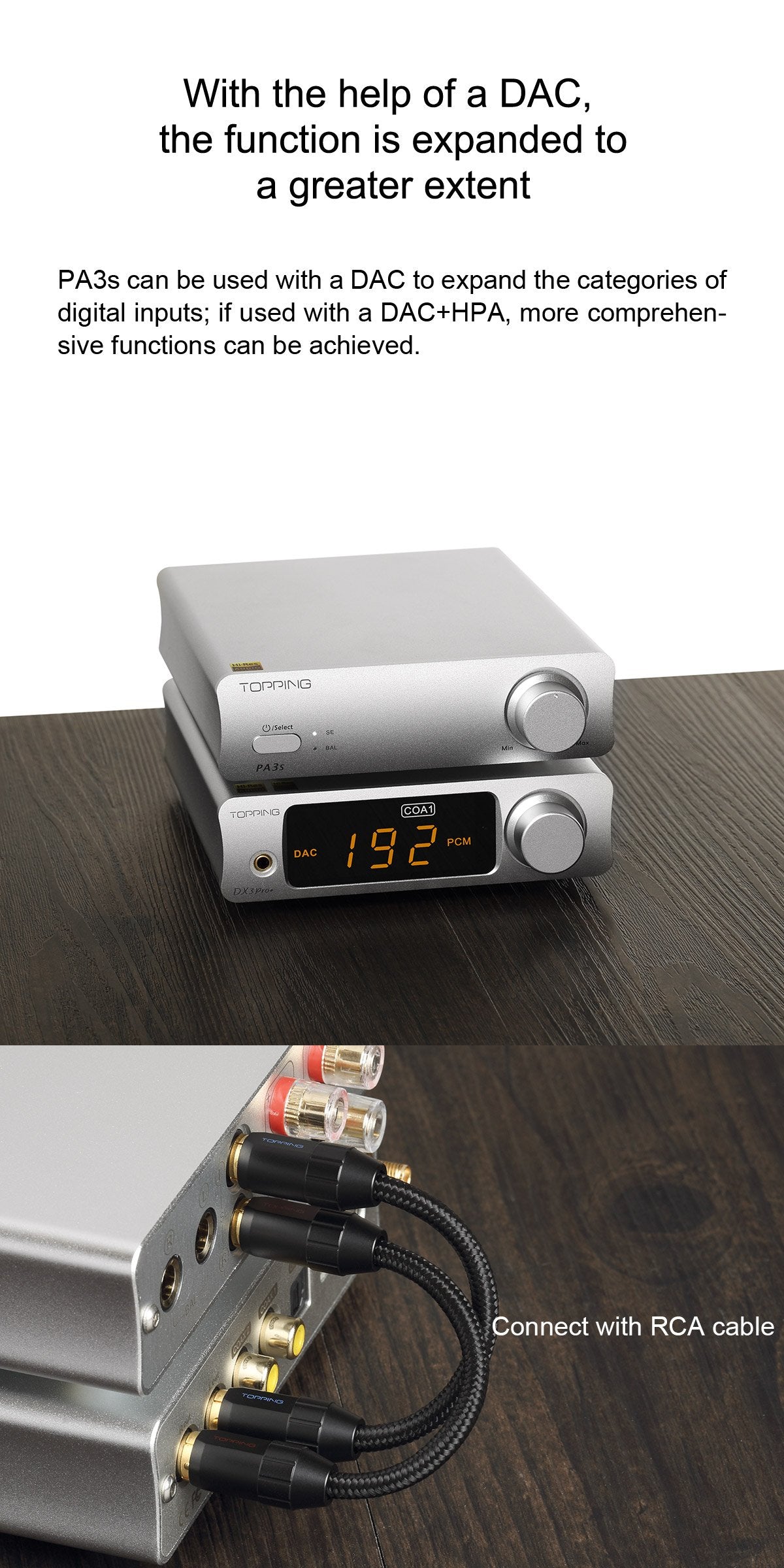 TOPPING PA3s Fully Balanced Class D Amplifier