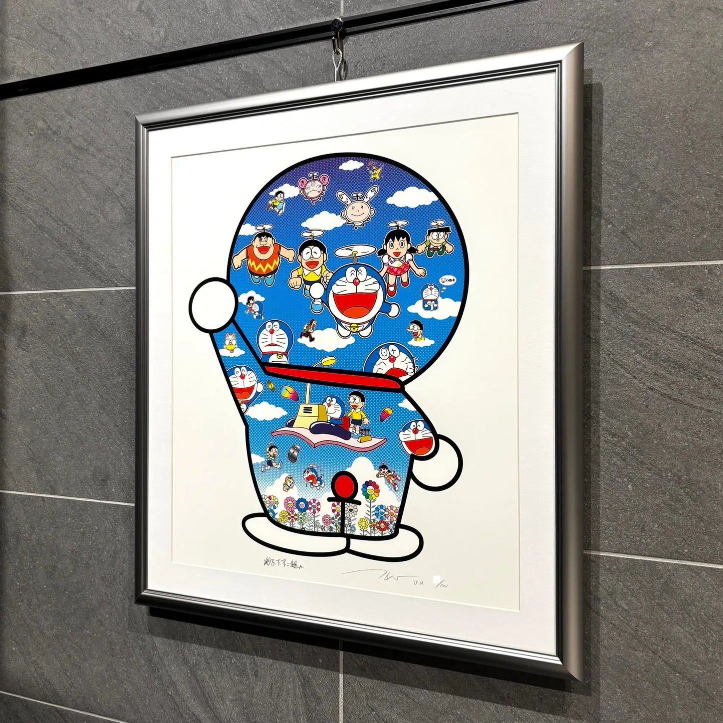 村上隆 (Takashi Murakami)｢青空の下のドラえもん達」ART GALLERY M