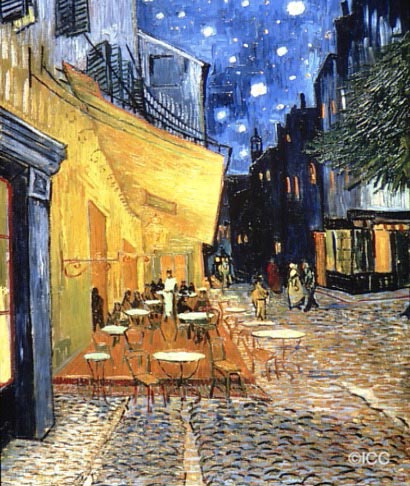 夜のカフェ・テラス」 フィンセント・ファン・ゴッホ | 世界の美術館