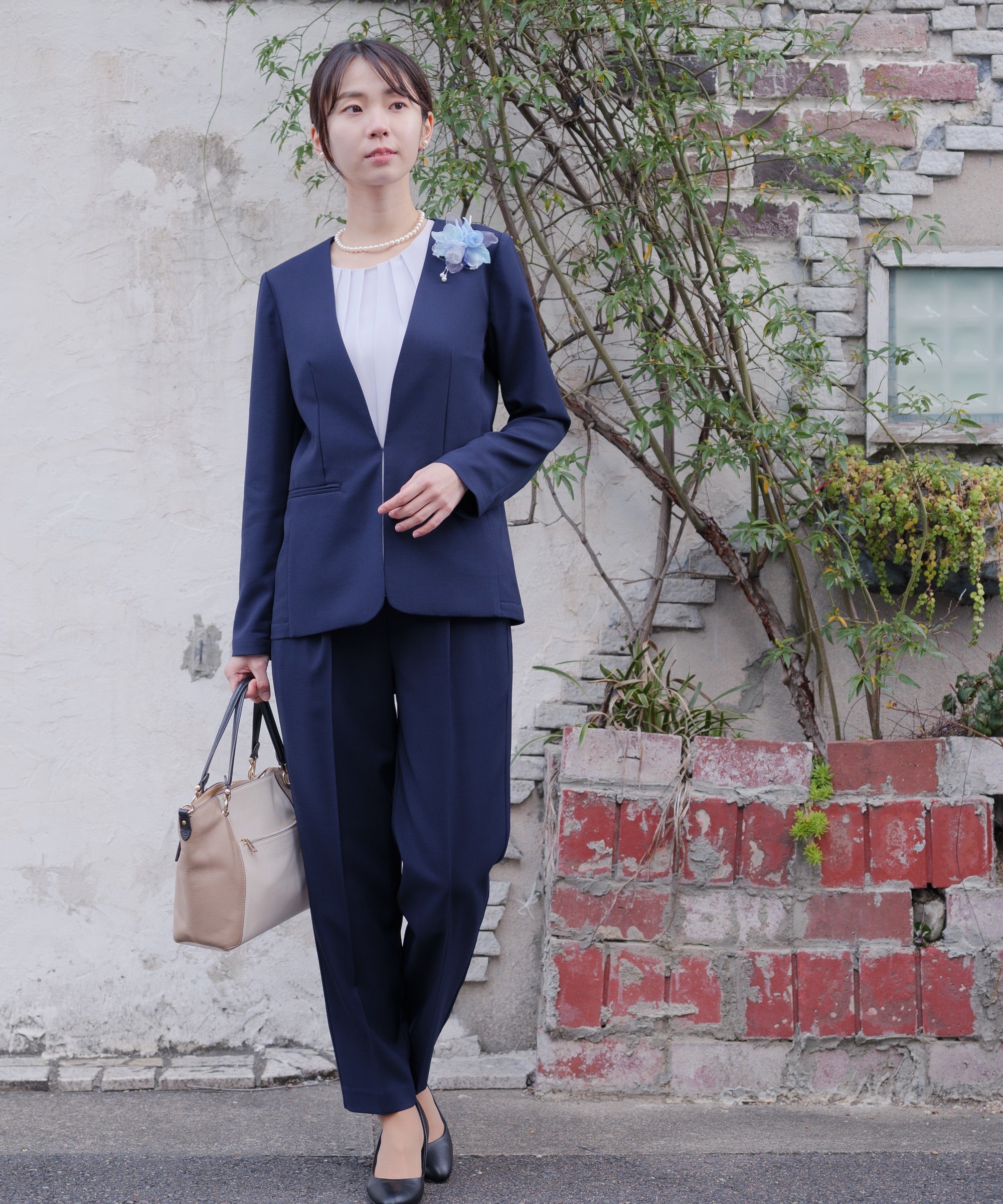 洗える×防シワ セットアップスーツ – AWC │ active worker components