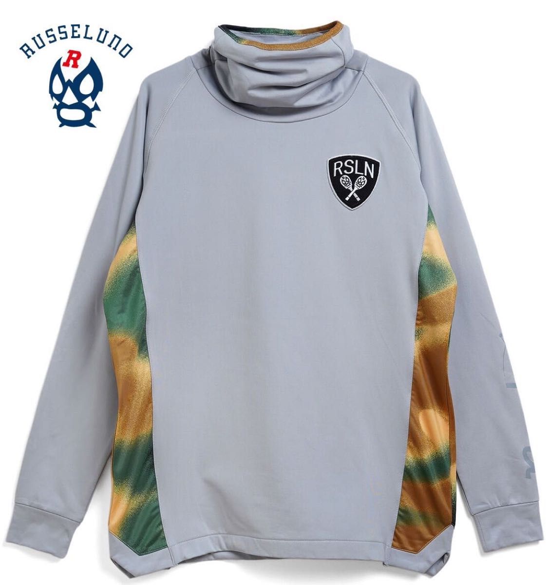 size7】秋冬 ラッセルノ Russeluno GOLF モックネックシャツ ゴルフ