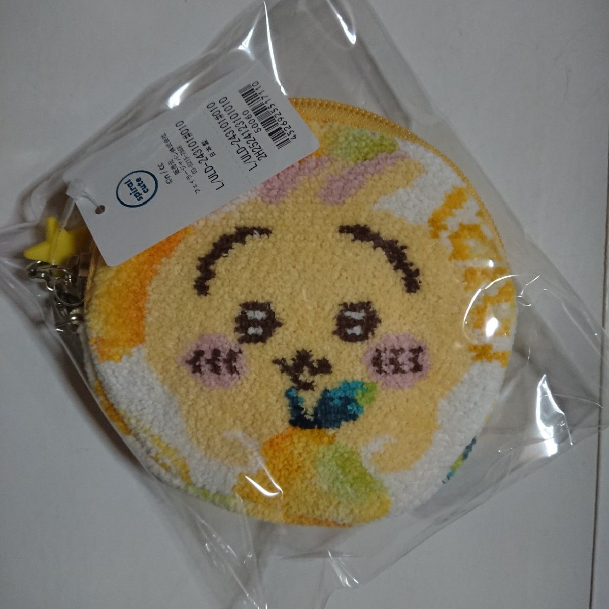 ちいかわ フェイラー FEILER ピーチドット ポーチ 小 完売品 桃 ピンク