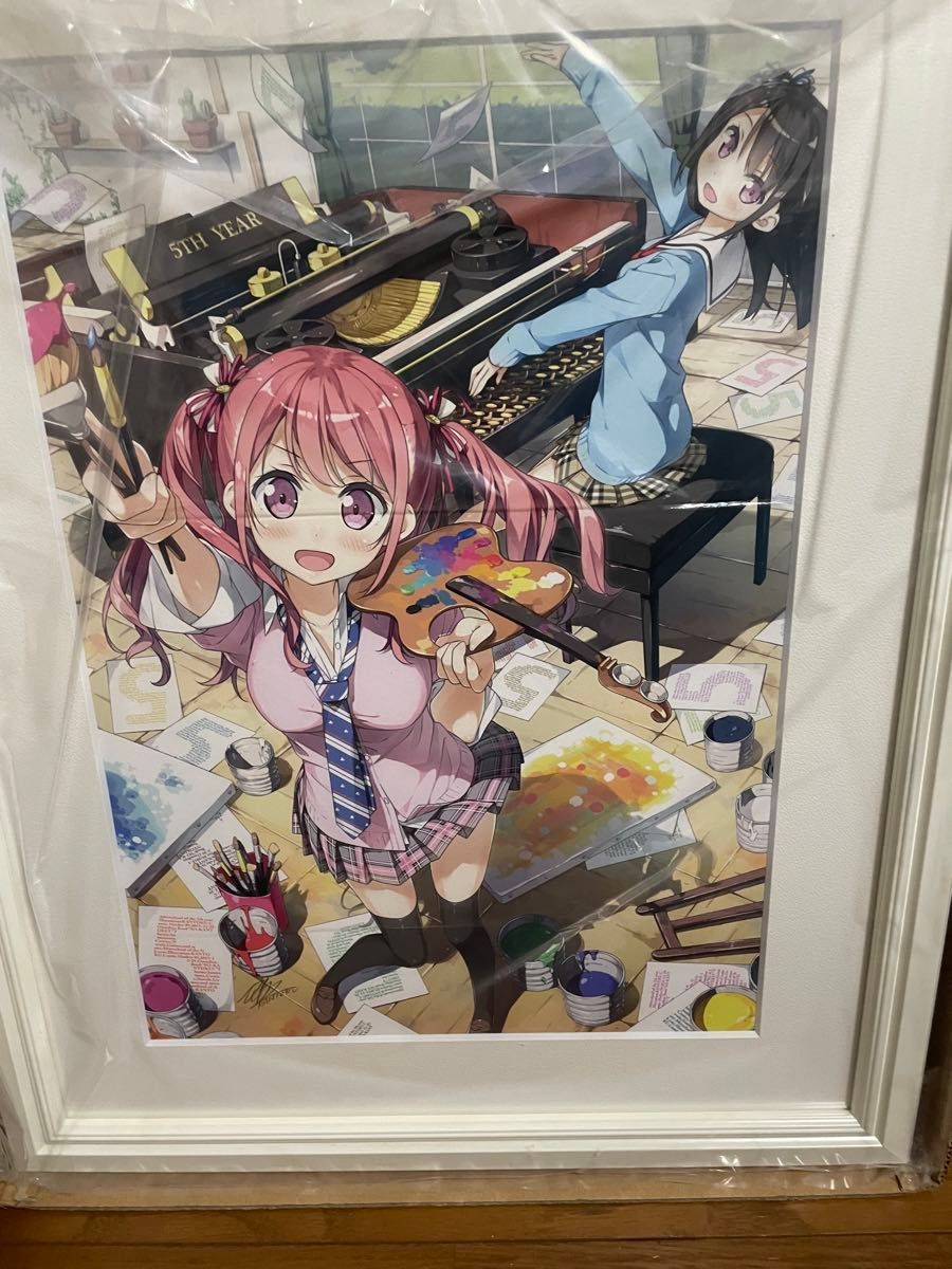 電撃屋 ラブライブ サンシャイン 高海千歌 伊能津箔押しサイン入り複製
